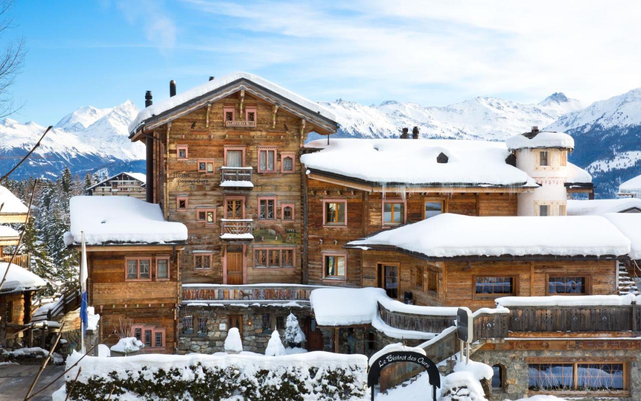 Hostellerie Du Pas De L'Ours "Relais Et Chateaux" Crans-Montana Zewnętrze zdjęcie