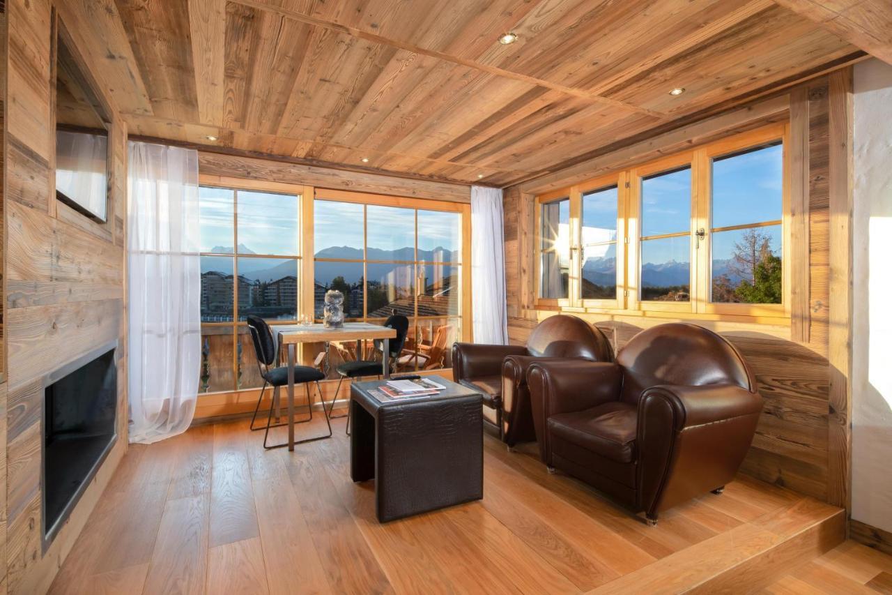 Hostellerie Du Pas De L'Ours "Relais Et Chateaux" Crans-Montana Zewnętrze zdjęcie