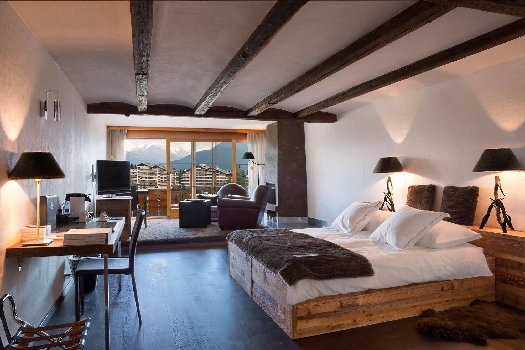 Hostellerie Du Pas De L'Ours "Relais Et Chateaux" Crans-Montana Zewnętrze zdjęcie