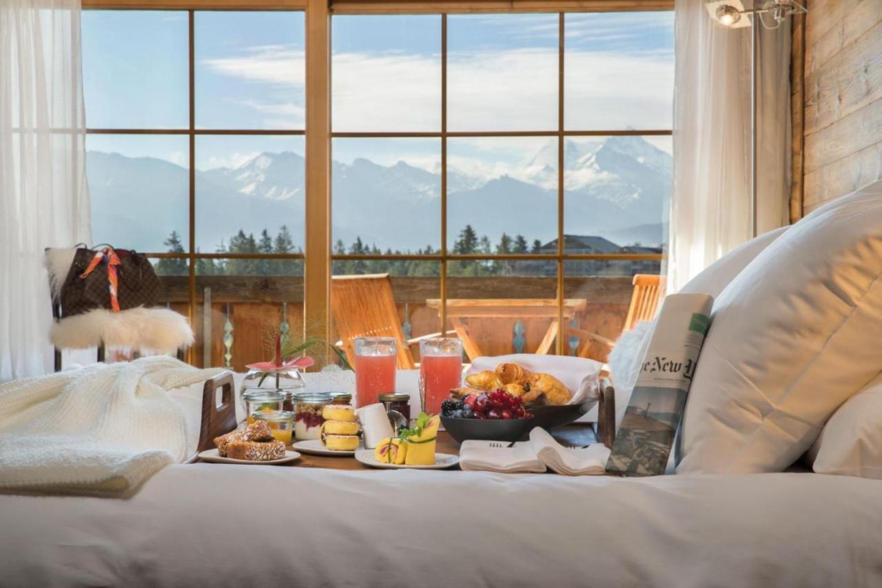 Hostellerie Du Pas De L'Ours "Relais Et Chateaux" Crans-Montana Zewnętrze zdjęcie